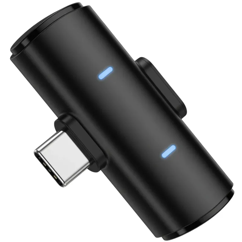 Kit Microfone Lapela Sem Fio Usb-c Com 2 Unidades
