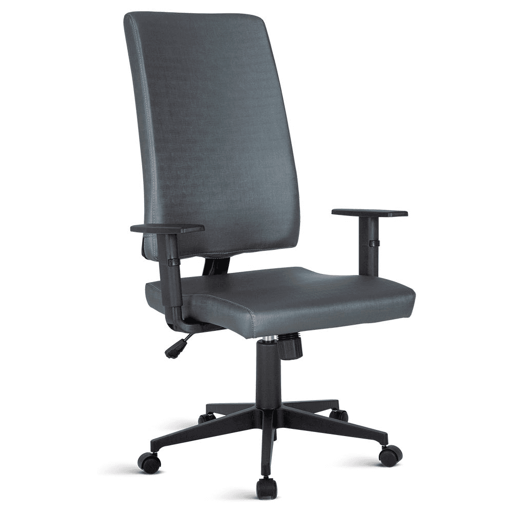 Cadeira Design Office Móveis Para Escritório Presidente Linha Torino Azul Marinho