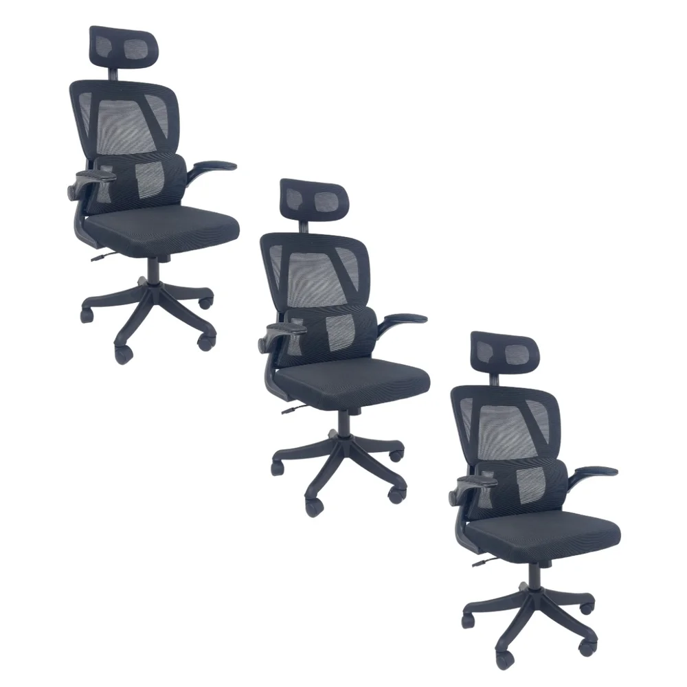 Cadeira De Escritório Presidente Executiva Oficial Titan - Preto - 3