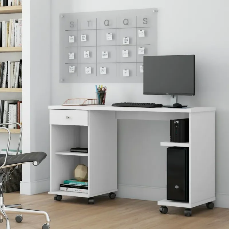Mesa Para Computador 1 Gaveta Com Nichos Million