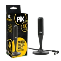 Antena Interna Hdtv 1.80m Com Imã Plug 90 Grau 008-9506