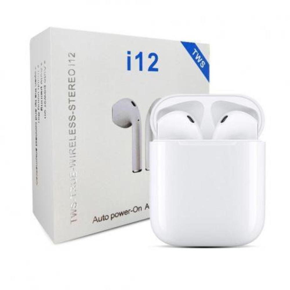 Fone De Ouvido Bluetooth I12 Tws Android, Iphone Touch.