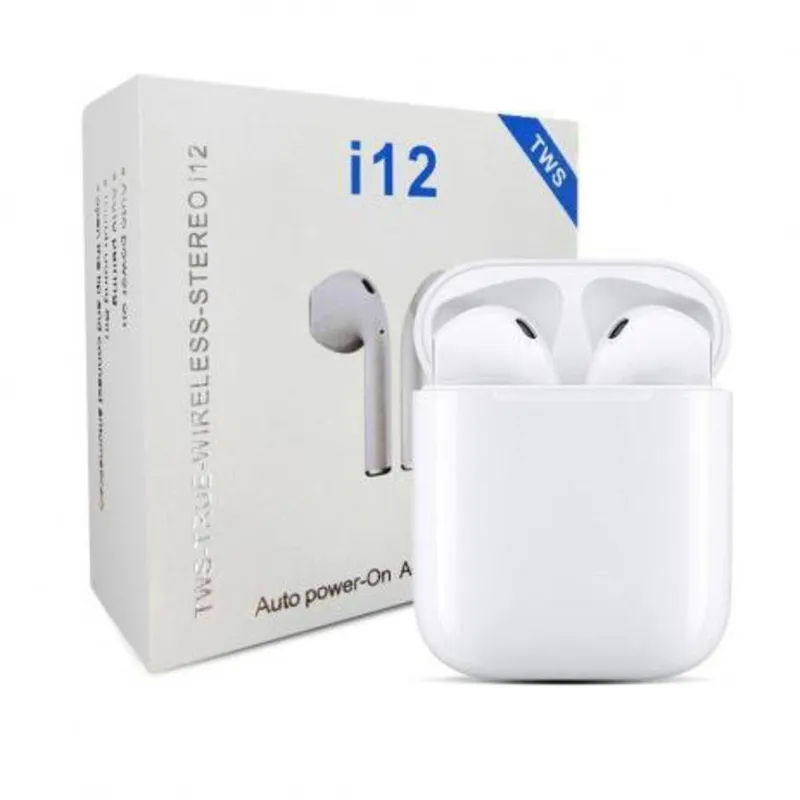 Fone De Ouvido Bluetooth I12 Tws Android, Iphone Touch.