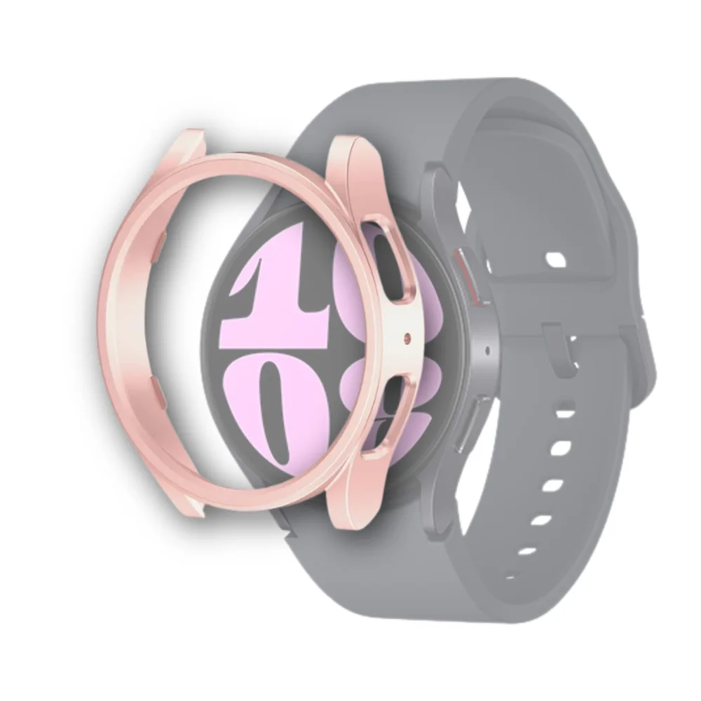 Capa Bumper Para Galaxy Watch 6 - Rosa Metálico Tamanho:40mm