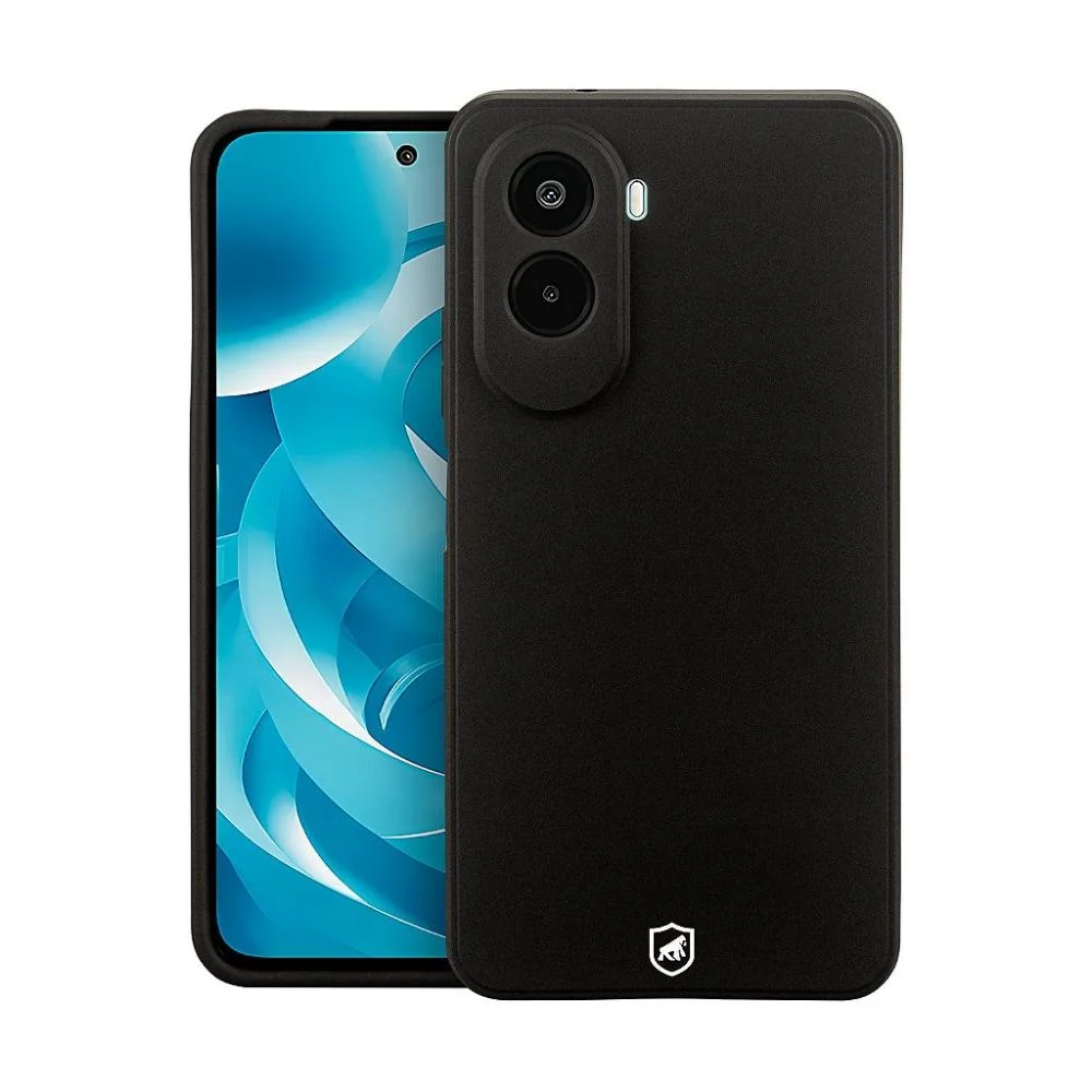 Capa Para Xiaomi Poco M7 Plus - Silicon Veloz - Preta - Gshield