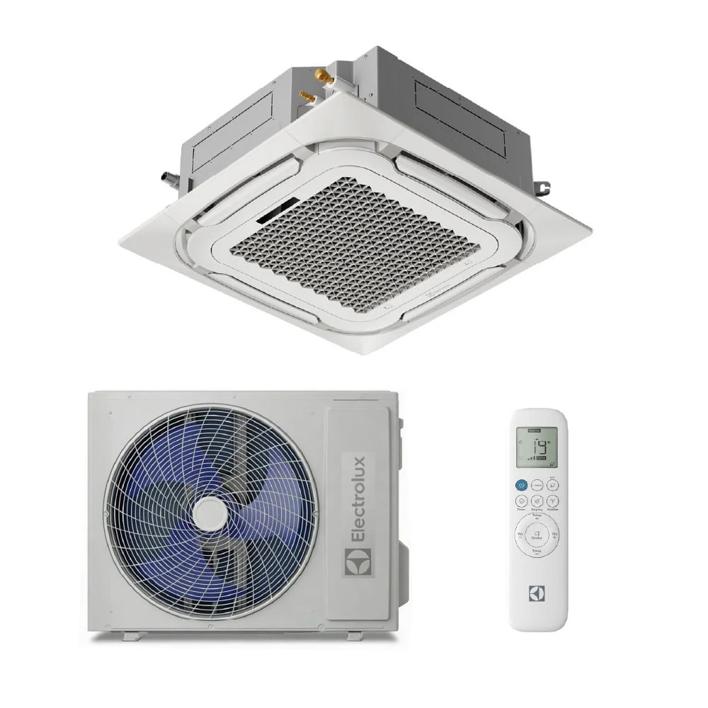 Ar Condicionado Split Cassete Electrolux Inverter 36.000 Btus Frio 220v R-32