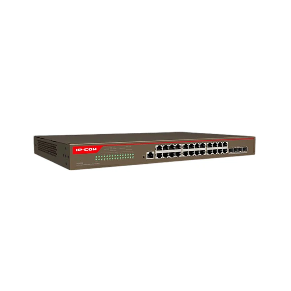 Switch Gerenciável Ip-Com G5328x, 24 Portas, Gigabit L3 + 4spf+ 10G - G5328x