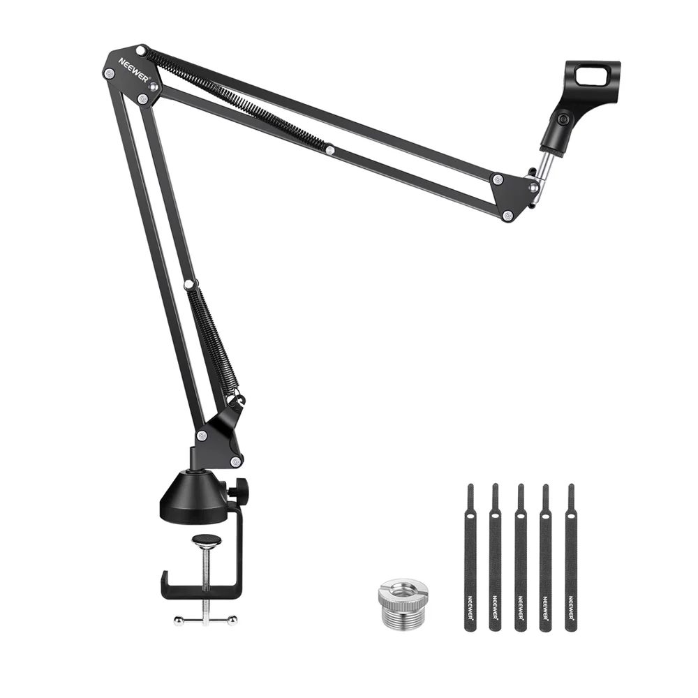 Braço Suporte Mesa Neewer Para Microfone Preto