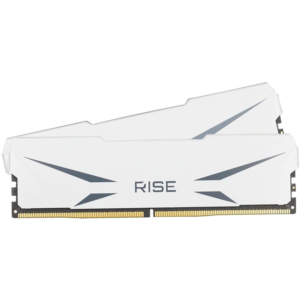 Memória RAM Rise Mode 32GB (2x16GB), 5200Mhz, DDR5, CL42, Zeus Series Branco - RM-D5-2X16G-5200ZE-W