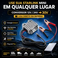 Conversor Starlink Mini 12/24v P/ 30v Veicular