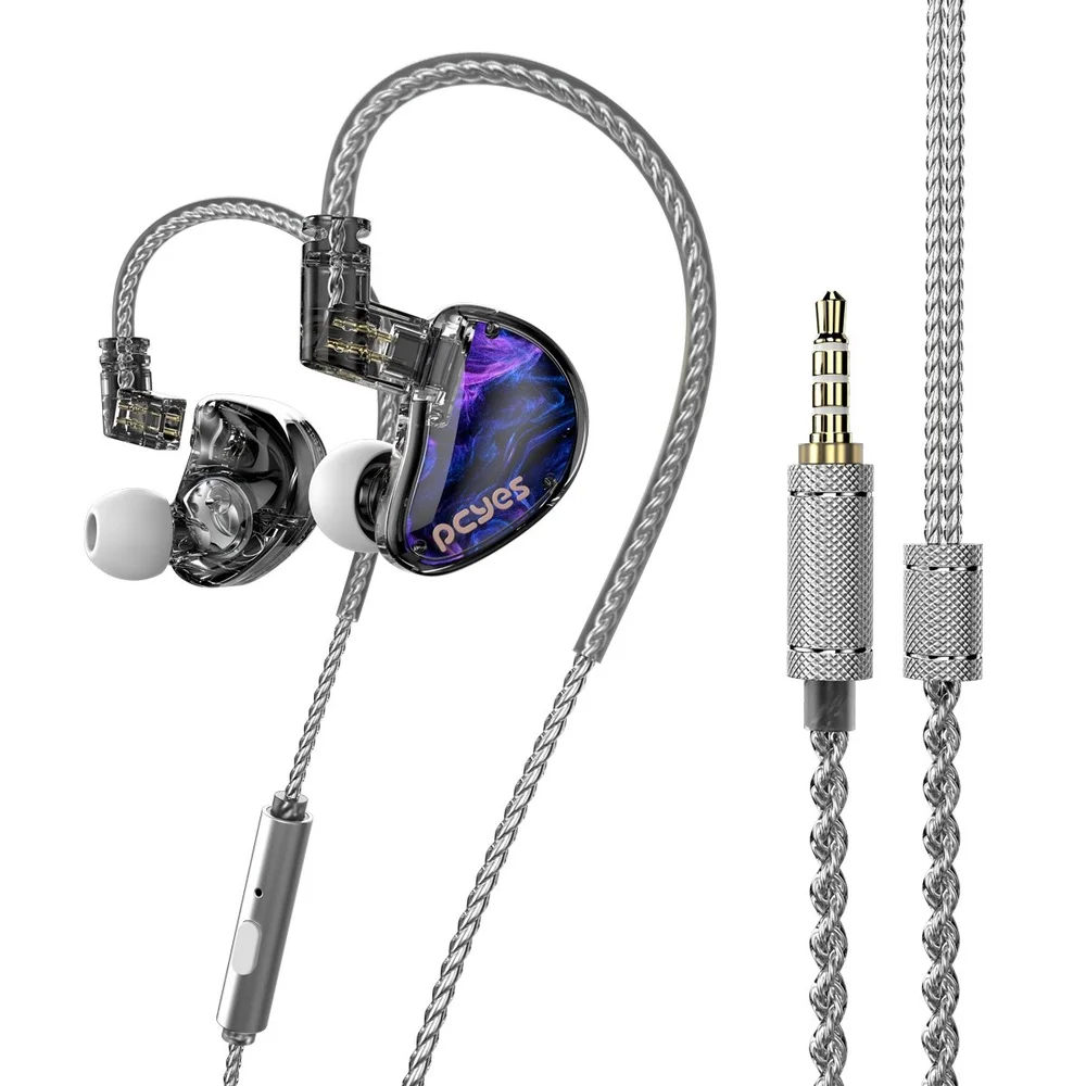 Fone De Ouvido Intra Auricular Gamer PCyes Nebulla Driver 1dd 10mm - Cabo 1,6m C/ Microfone