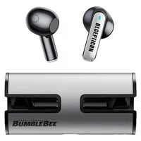 Fone Bluetooth TWS Sem Fio Transformers Bumblebee TF-T02 Bluetooth 5.3 Gamer cinza