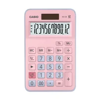 Calculadora De Mesa 12 Dígitos Rosa E Azul - Mx-12b-pklb