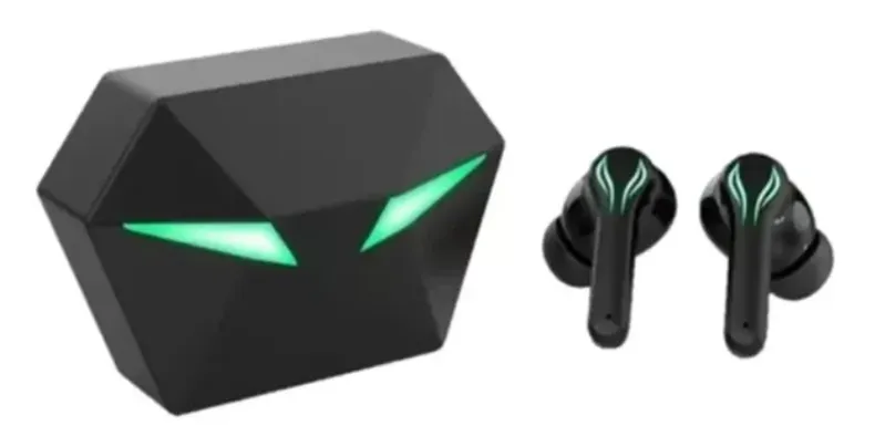 Fone de Ouvido Gamer sem Fio Bluetooth 5.3 Wireless IT-BLUE LE-2406 Cor Preto