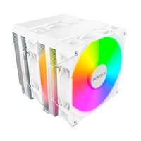 Air Cooler Montech NX600, ARGB, Dual Tower, 120mm, Intel e AMD, Branco - NX600ARGBW