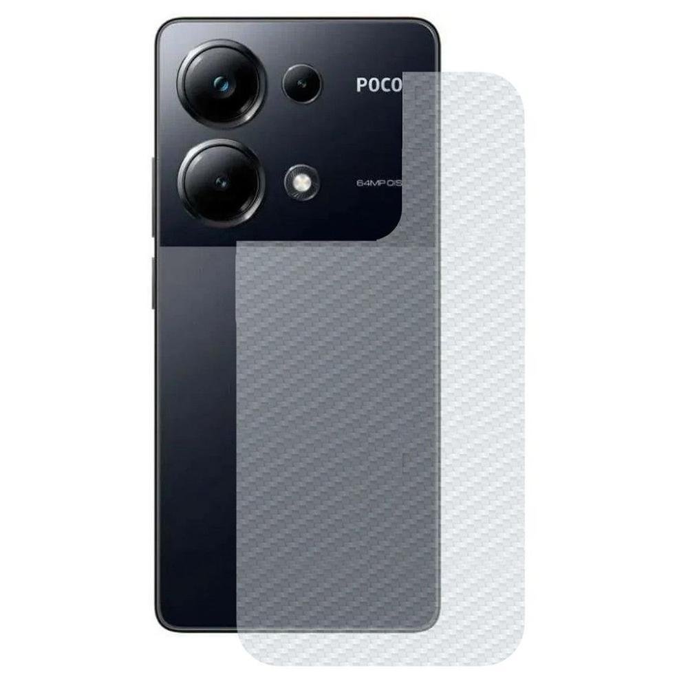Película Gshield, Para Xiaomi Poco M6 Pro, Traseira De Fibra De Carbono