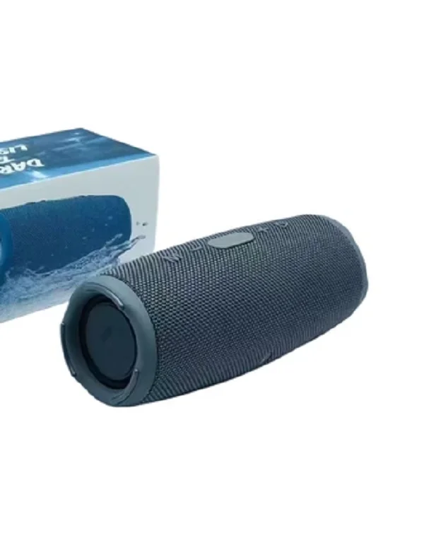 Caixa De Som Portatil Charce 5 Cinza Com Bluetooth
