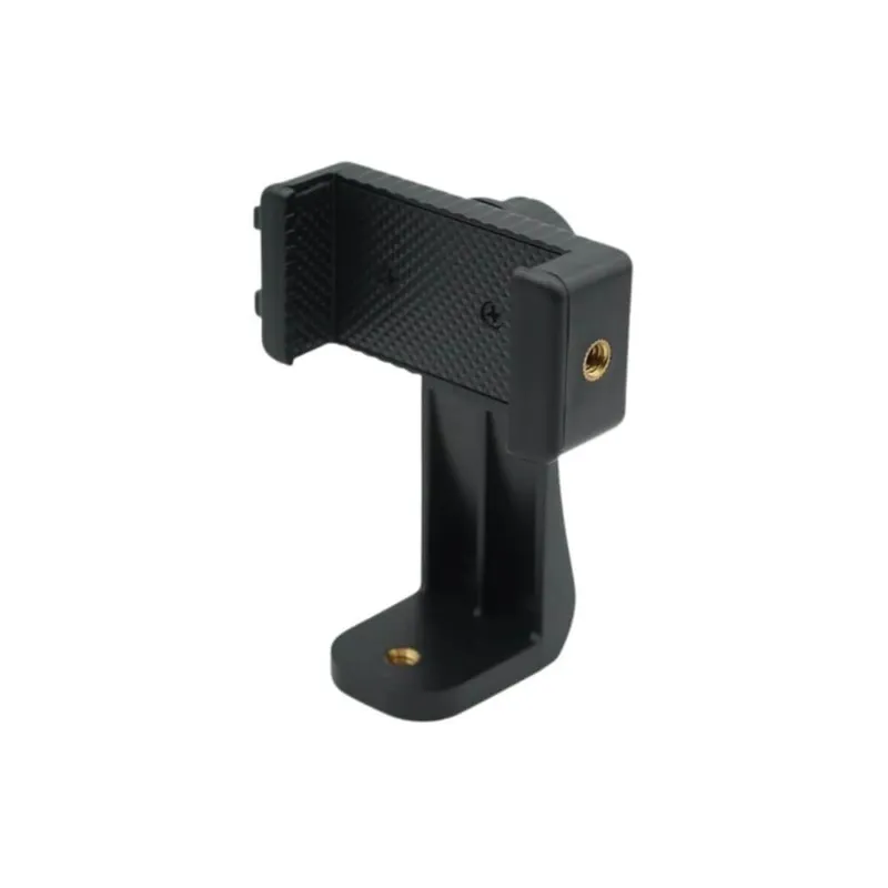 Suporte para Smartphones Telesin, Com Encaixe, Para Microfone E LED, Preto - PJ-TRP-002