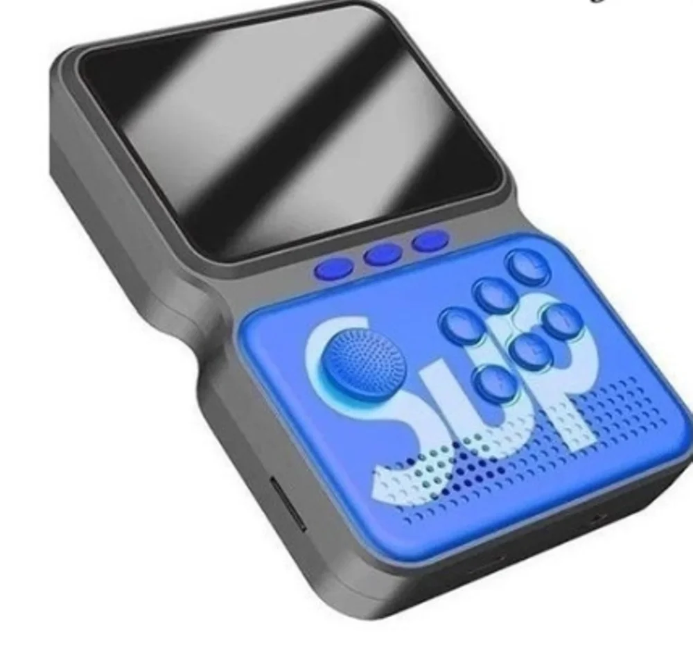 Vídeo Game Retro Portátil Sup Power M3, 900 Jogos Antigos, Azul