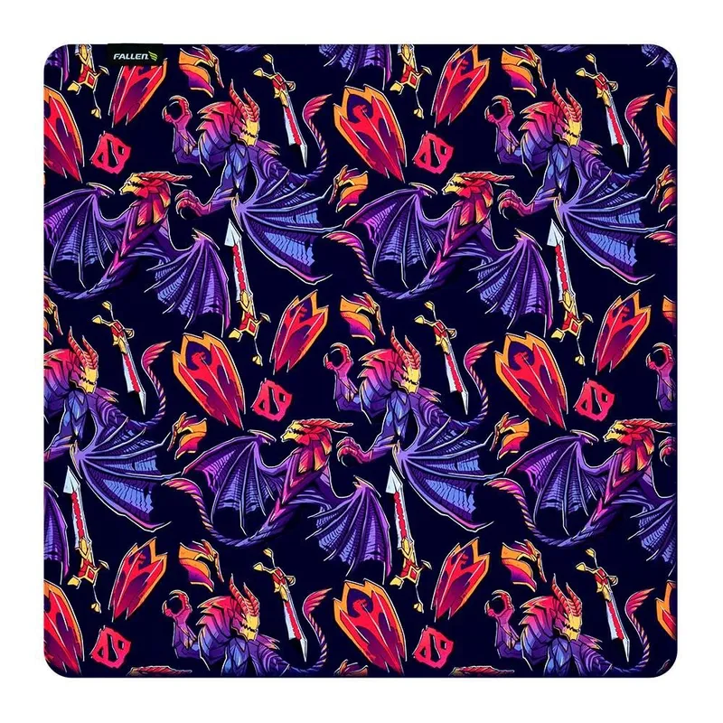 Mousepad Gamer Fallen Dota2 Dragon Set Speed+, Grande 450x450mm - MP-FN-DO-DS-SM-GR