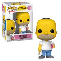 Boneco Funko Pop! Os Simpsons - Homer Com Krusty Burger