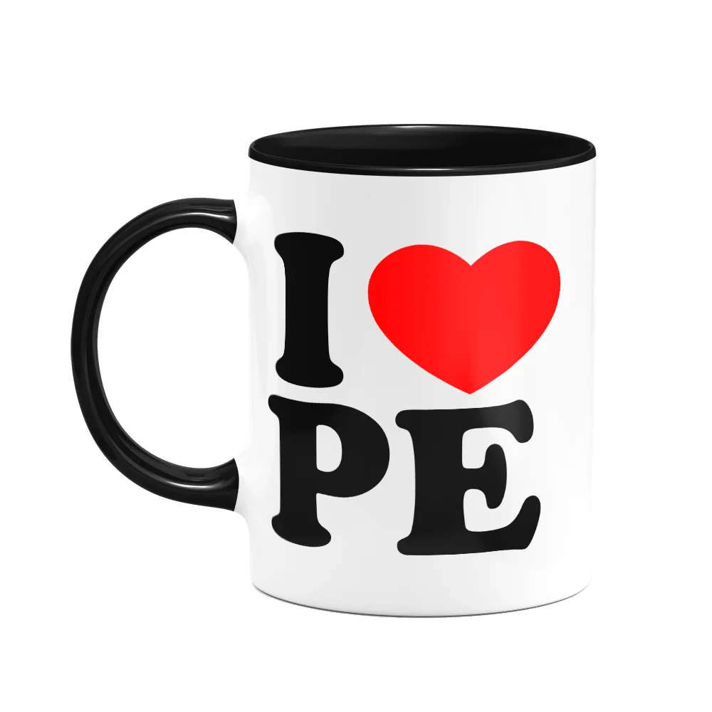 Caneca I Love Pe - Pernambuco - 325ml - Branca