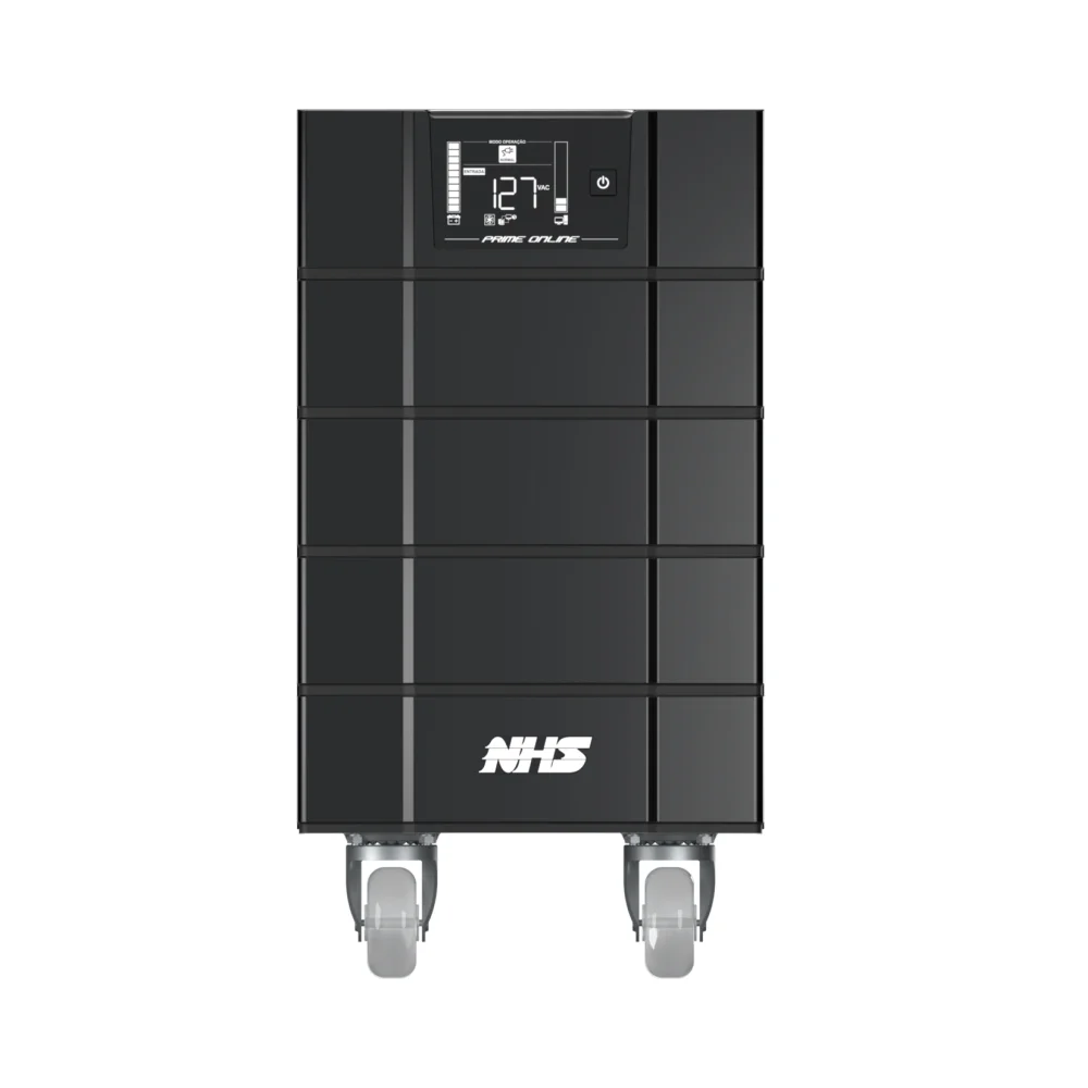 Nobreak NHS Prime On Line 6000VA Ent.220 Sai Bivolt 16 x 12V 192V 8 Tomadas - 92.B2.060200