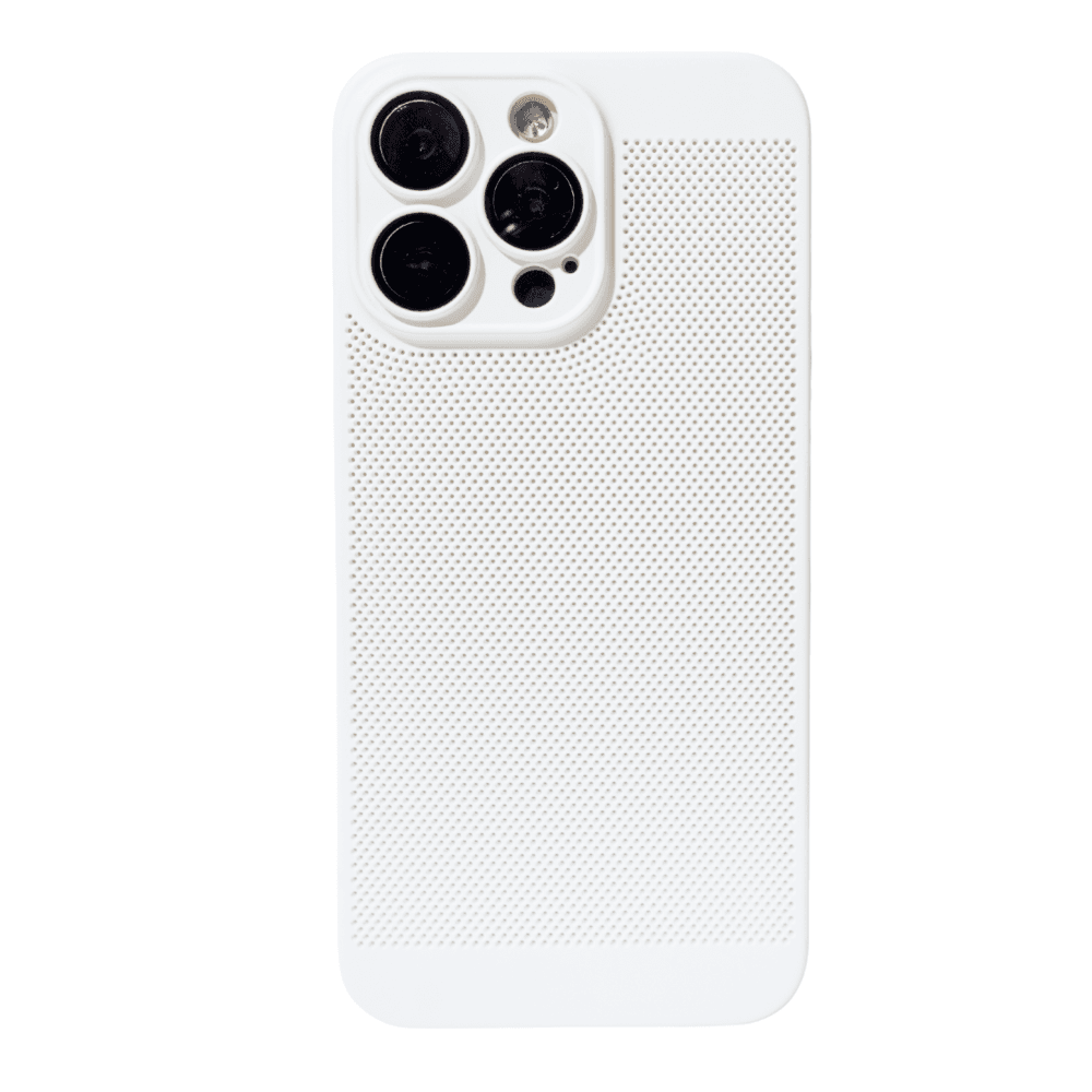 Capa Com Malha De Resfriamento Rápido E Proteção De Lente Cor:branco;modelo:15 Pro