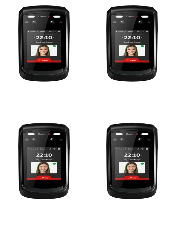 Controle De Acesso Facial Control Id Idface, Ethernet, 125khz Ask, Até 10.000 Faces - Idface/fp/a