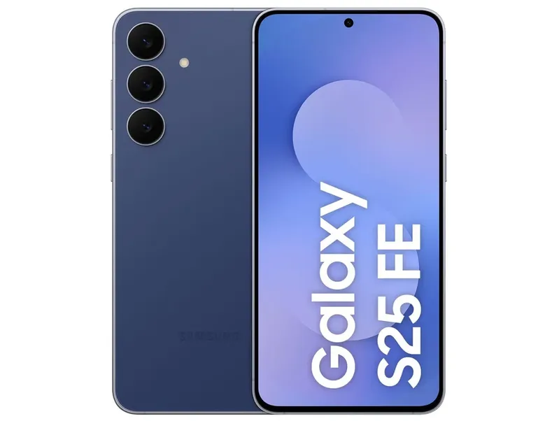 Smartphone Samsung Galaxy S25 FE 128GB 5G 8GB RAM Azul Marinho 6,7" Câm. Tripla + Selfie 12MP