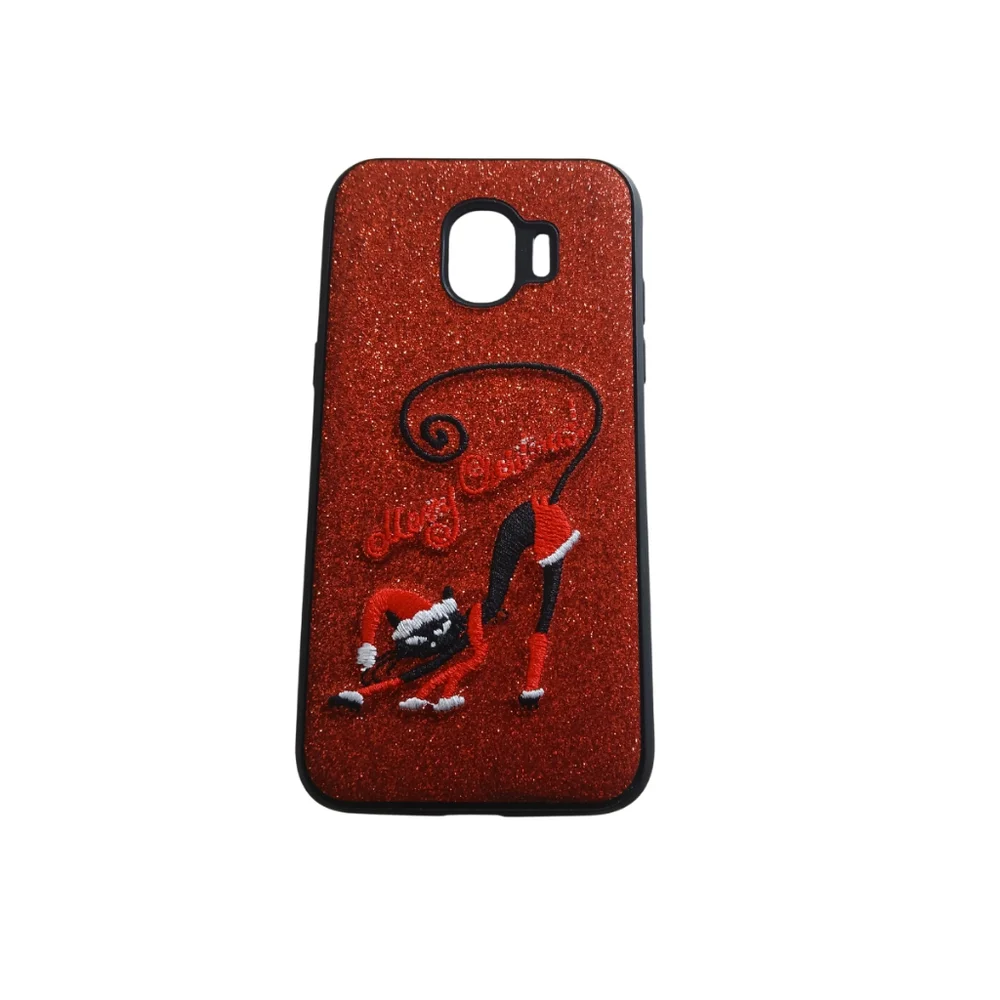 Capa Capinha Antiqueda Celular Samsung J2 Pro Desenho:merry Vermelho
