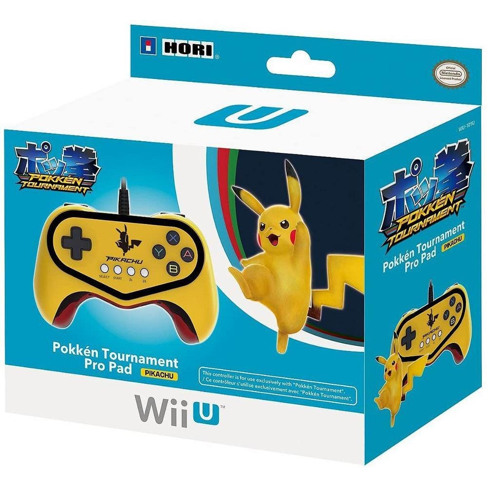 Controle Hori Pokken Tournament Pro Pad Pikachu - Switch Wii U