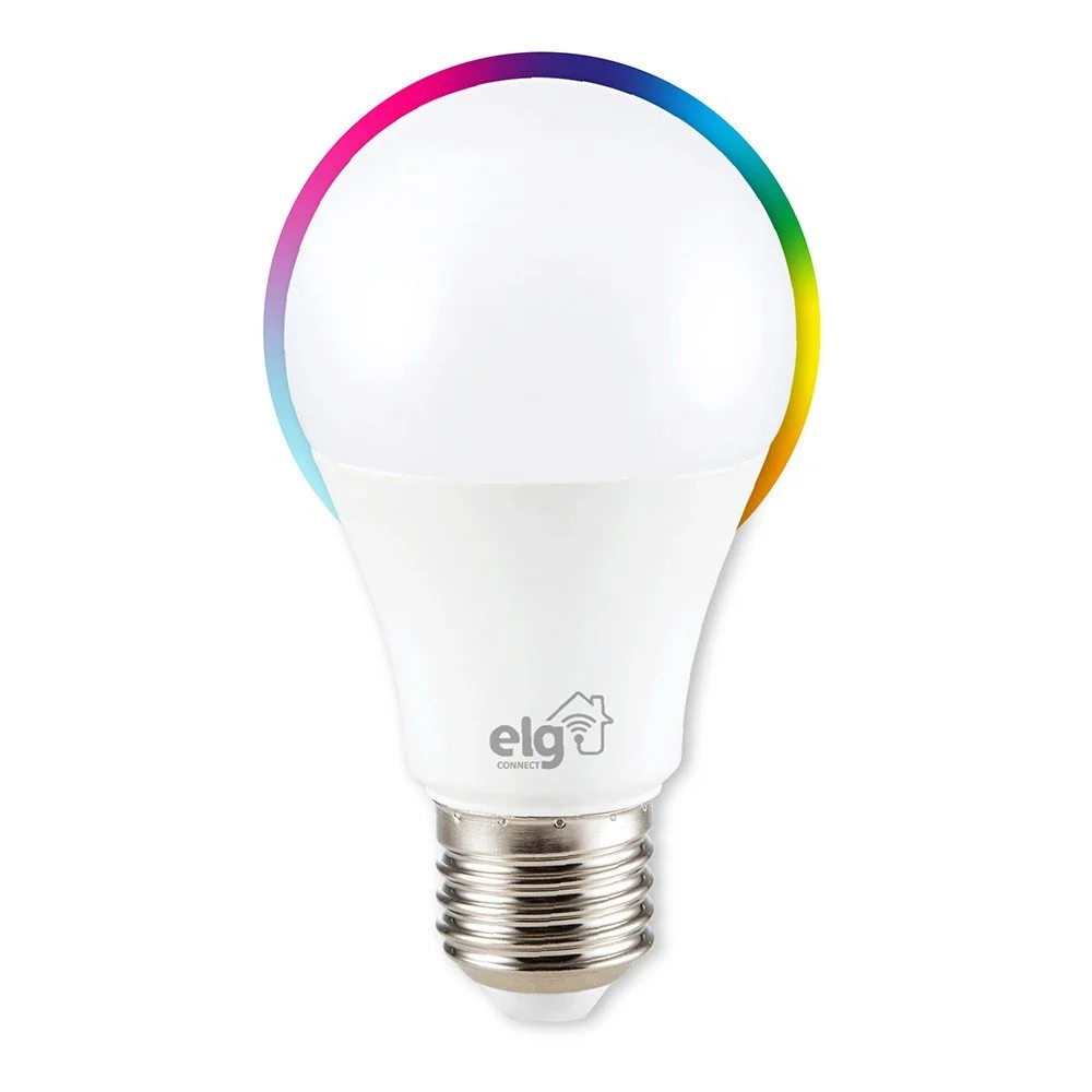 Lâmpada Elg Shll100 Led 10w RGB Wi-fi Bluetooth
