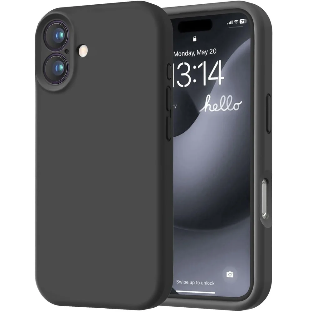 Capa Capinha Protetora de Silicone com Interior em Microfibra Aveludado Compatível com Magsafe para o Samsung Galaxy S25 - Cor: Preto