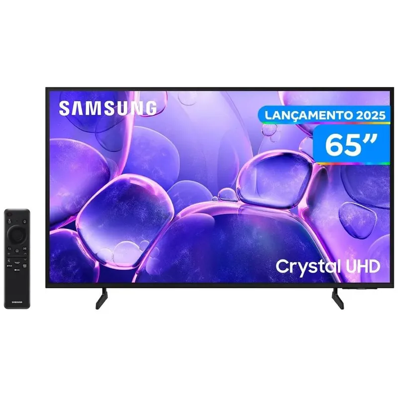 Smart TV 65" Samsung 4K UHD Crystal UHD UN65U8600FGXZD Tizen Bixby 3 HDMI