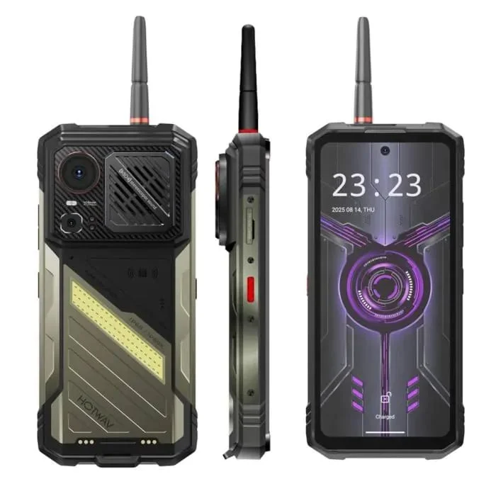 Smartphone Hotwav Hyper 8 Ultra 5g 32gb Ram 512gb Walkie Talkie Ip68 preto