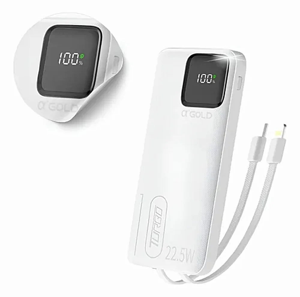 Carregador Powerbank Bte-33 10000mah Carregamento Rápido Branco