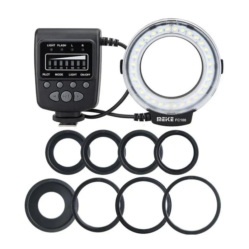 Flash Circular Macro Meike Fc-100 Canon N Pentax Olympus
