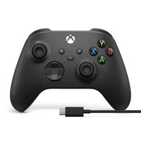 Controle Xbox Séries Carbon + Cabo Usb