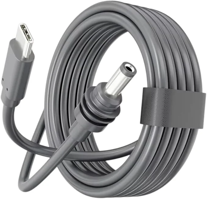 Cabo Usb-c Starlink Mini 3m Para Powerbank 100w Prova Dágua Cinza 127/220v