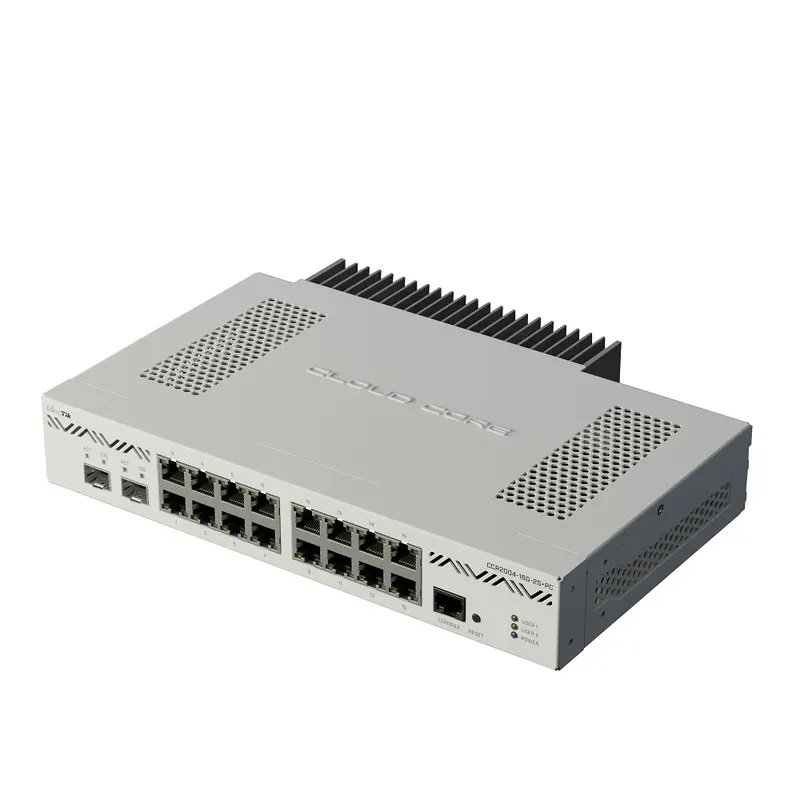 Mikrotik Cloud Core Router Ccr2004-16g-2s+pc 16gb 2 10g Sfp