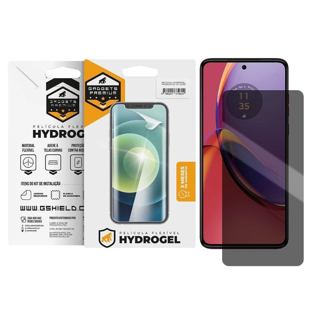 Película Para Motorola Moto G84 5g, Privacidade Hydrogel
