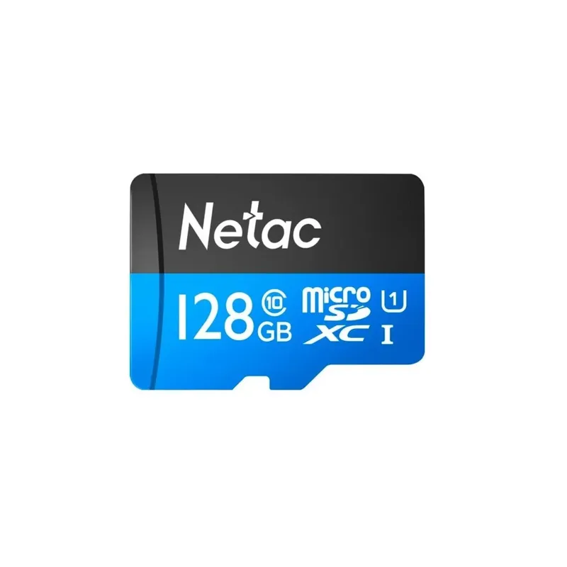 Cartão De Memória Netac P500 128GB Micro Sdxc C10 U1 - Nt02p500stn-128g-s