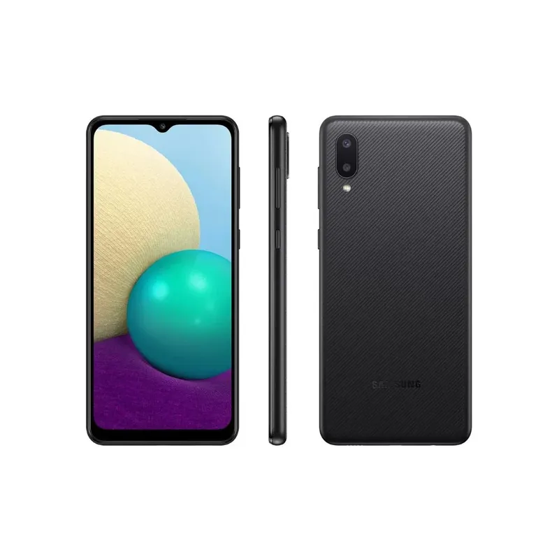Usado: Samsung Galaxy A02 32gb Preto Muito Bom - Trocafone
