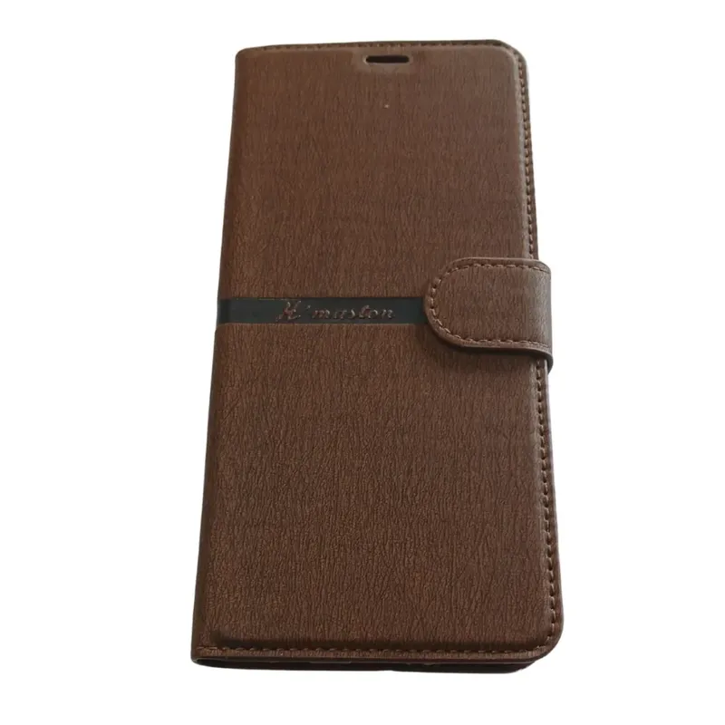 Capa Carteira Moto G 5g Plus Capinha Carteira Moto One 5g Porta Cartão E Suporte Cor:marrom