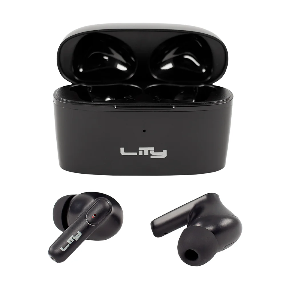 Fone De Ouvido Bluetooth, Lity, Tws, Bateria Até 48h, Intra Auricular, Preto - T12p