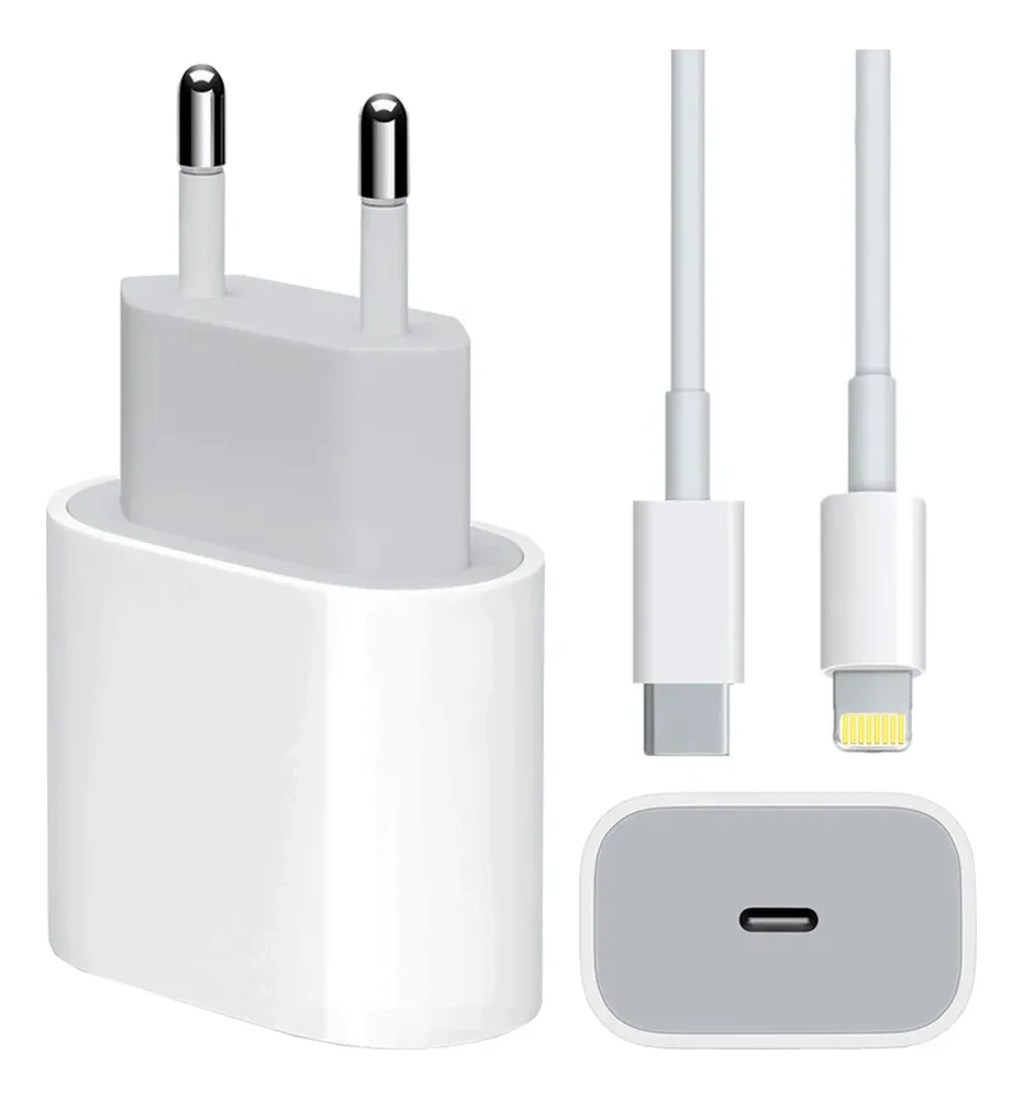 Carregador Turbo 30w Com Cabo Usb-c Para Iphone 11 12 13 14