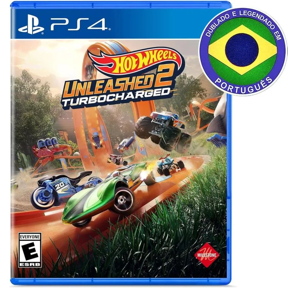 Hot Wheels Unleashed 2 Turbocharged Ps4 Midia Fisica Dublado Em Português