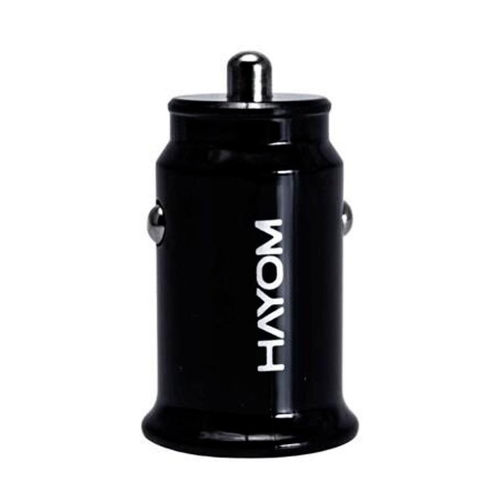 Carregador Veicular USB Hayom Cr1202, 2 Portas USB, 5V, 2.1A, Preto - 121002