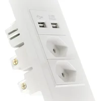 Tomada Bivolt Com 2 Portas Usb Praticidade Estilo Em Um Só Produto.
